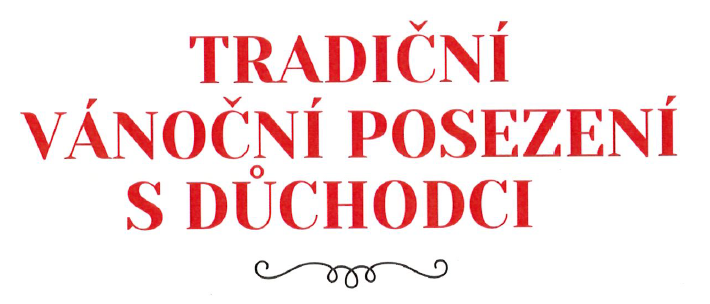 Tradiční vánoční posezení s důchodci