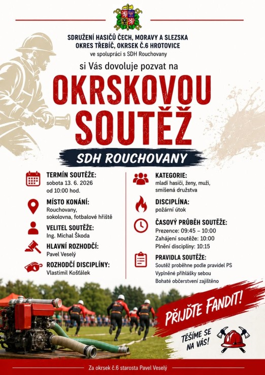 Okrsková soutěž SDH Rouchovany