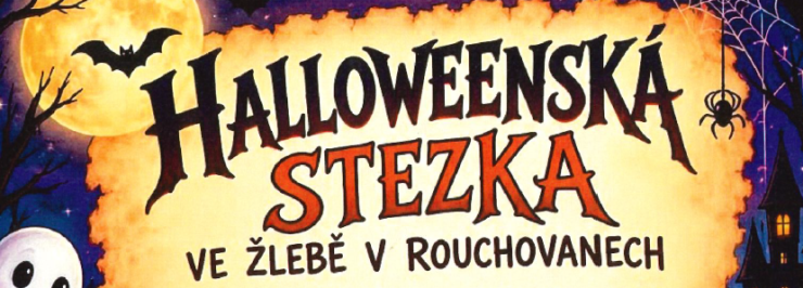 Halloweenská stezka ve Žlebě